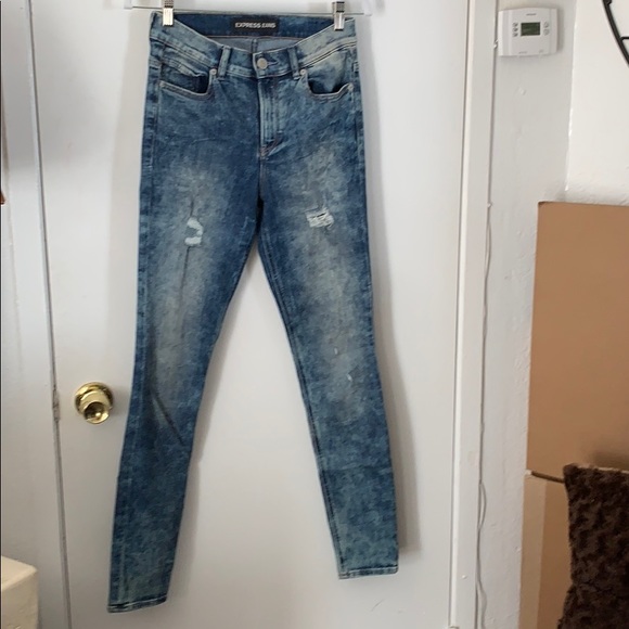 Express Denim - Blue acid wash jeans Express Denim - Blue acid wash jeans